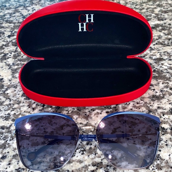 New Authentic Carolina Herrera Designer Sunglasses — SHE-147 - Picture 1 of 7